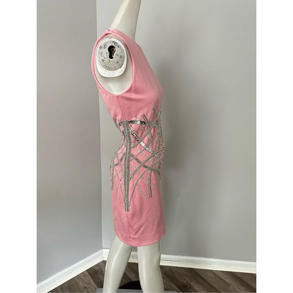 NWOT BALMAIN Embellished stretch-knit mini dress Sz FR 38 / US 6 $4895 - Picture 7 of 14